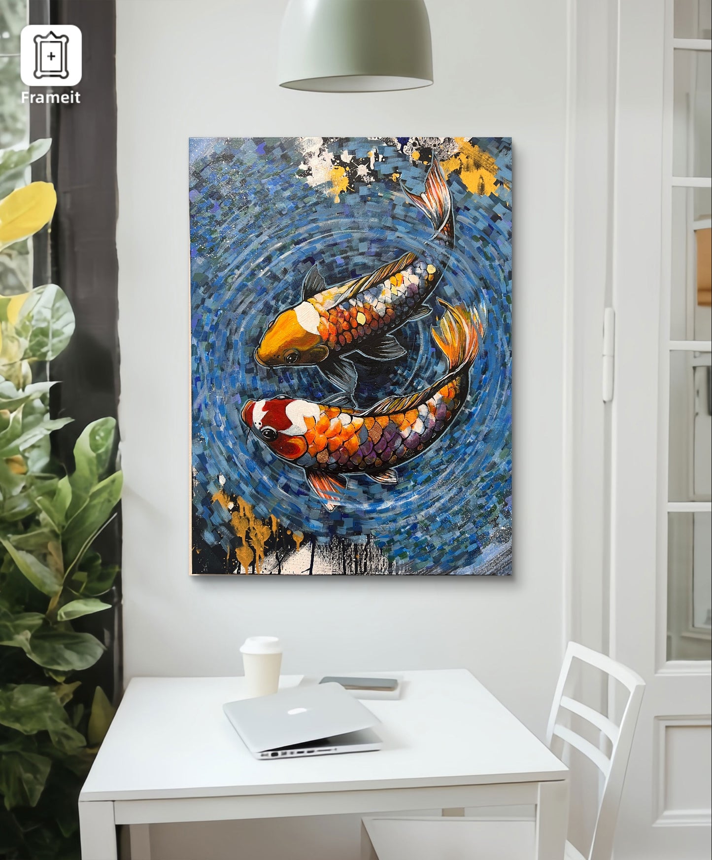 2 Koi Poster