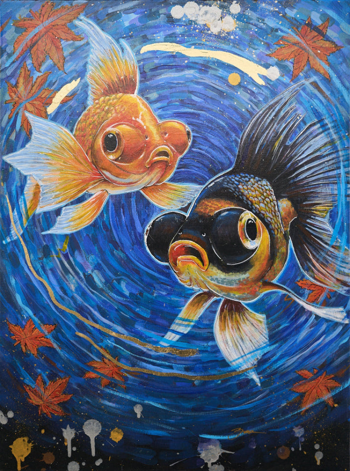 Demekin Goldfish Poster